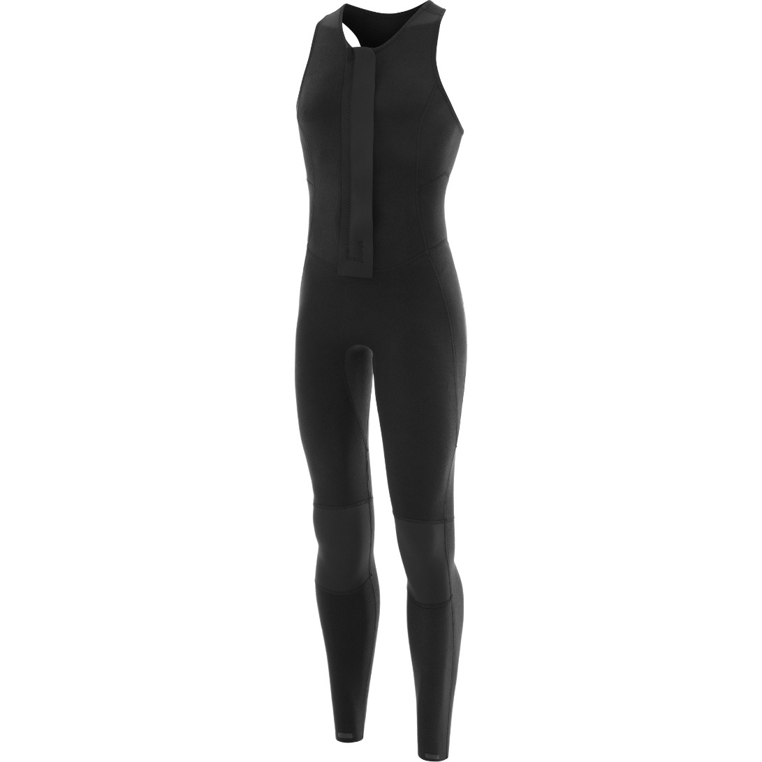 2026 Nyord Mens Solu Yulex 2/2mm Fl Long John Wetsuit SOLMLJ001 - Black